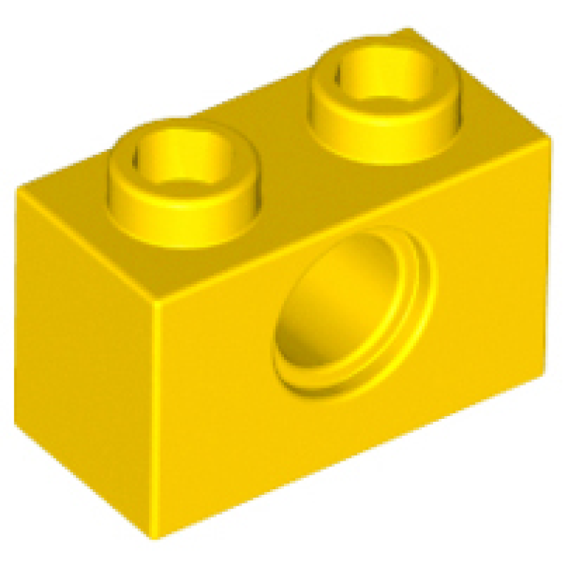 Technic, Steen 1x2 Yellow